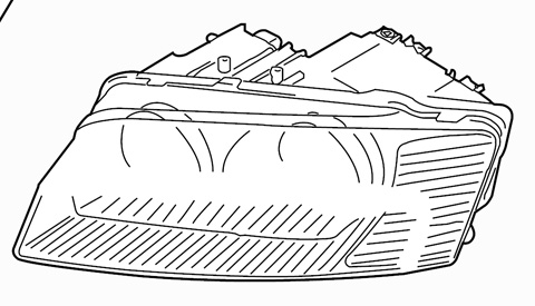 Audi  A8 D5 headlight assembly replacement cost 